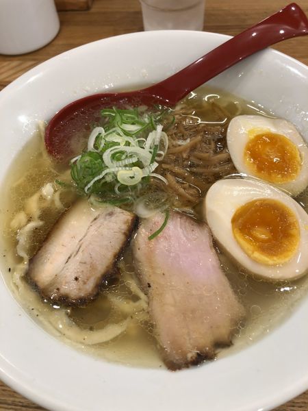 「味玉らーめん （塩） 並 ¥970」@麺や 七彩 八丁堀店の写真