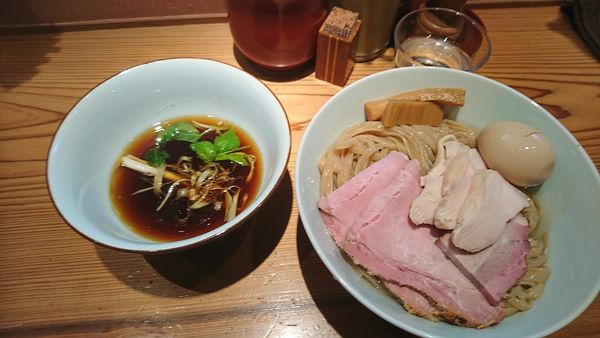 「醤油つけめん」@らぁめん鴇の写真