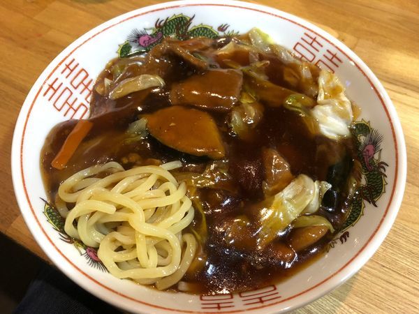 「スタミナラーメン冷し普通盛り（750円）」@ラーメンあんずの写真