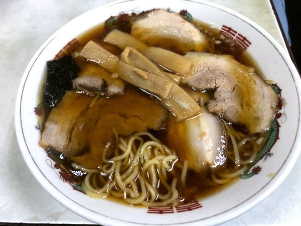 「チャーシューメン（380円）」@中華そば すずきの写真