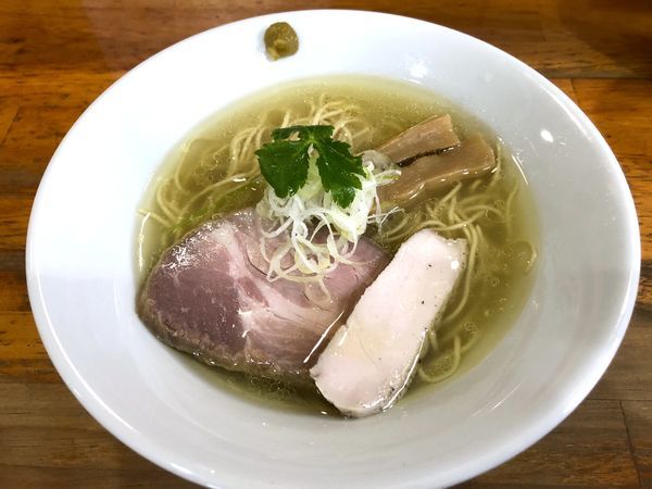 「地鶏そば塩（780円）」@麺屋 むじゃきの写真