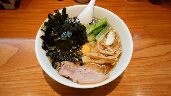 「月見らぁめん¥850-」@神田らぁめん 悠 HARUKAの写真