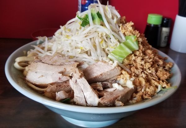 「辛いラーメン４００g　豚２枚」@龍麺 ふえ郎の写真