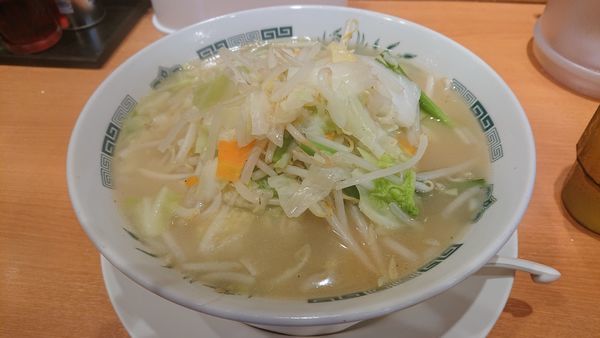 「野菜たっぷりタンメン(520円)」@日高屋 板橋駅西口店の写真