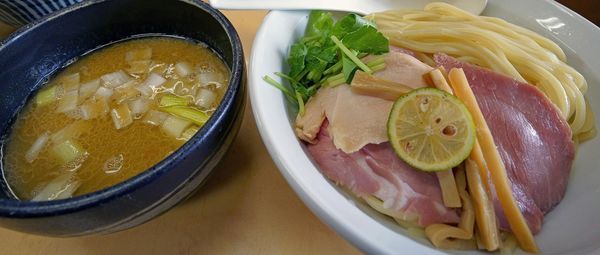 「真鯛つけ麺大盛300g」@中華そば よしかわの写真