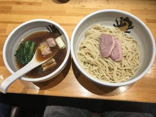 「鴨中華つけそば（醤油）」@満鶏軒の写真