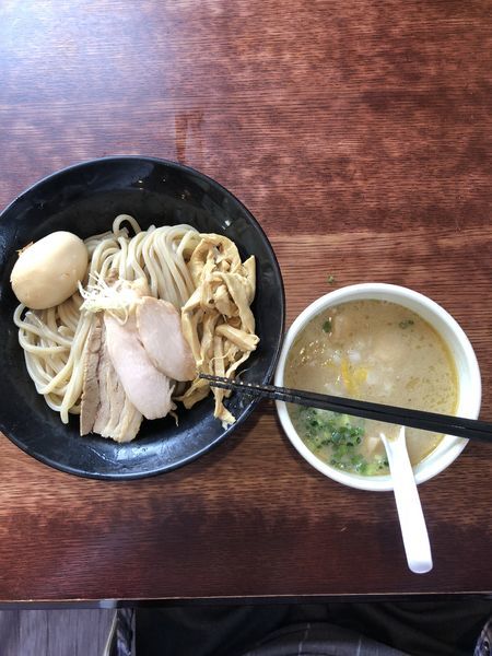 「鶏白湯つけめん 全部のせ」@麺堂 稲葉の写真