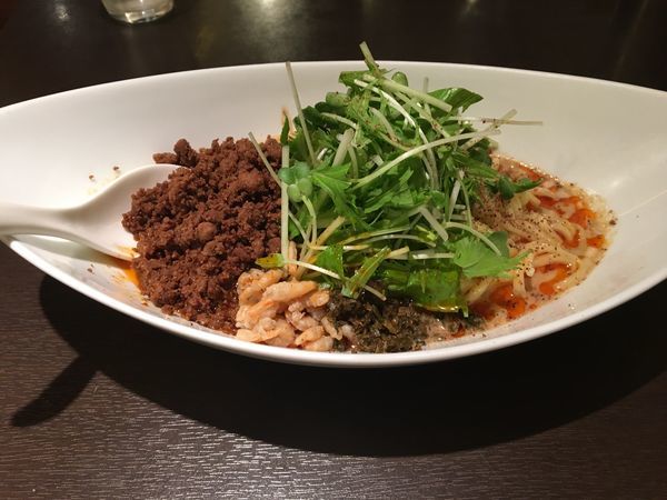 「つゆ無し担坦麺」@四川担担麺 阿吽 湯島店の写真