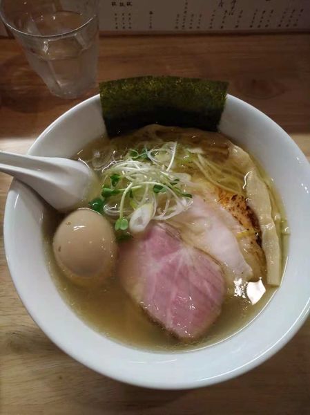 「特製香味そば塩」@麺屋 白鷺 -shirasagi-の写真
