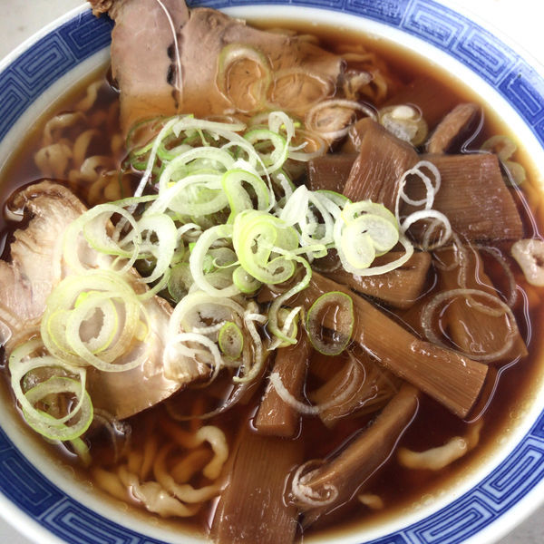 「メンマラーメン　650円」@秀来軒の写真