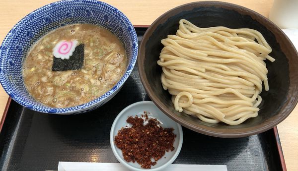「辛つけ麺（￥980）」@六厘舎 羽田空港店の写真