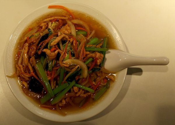 「肉そば」@梅華の写真