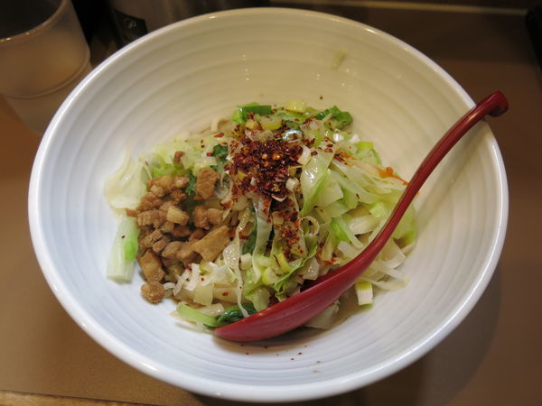 「油泼面：850円」@西安麺荘 秦唐記 新川本店の写真