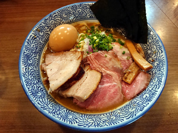 「特製極上濃厚煮干しそば」@煮干しつけ麺 宮元の写真