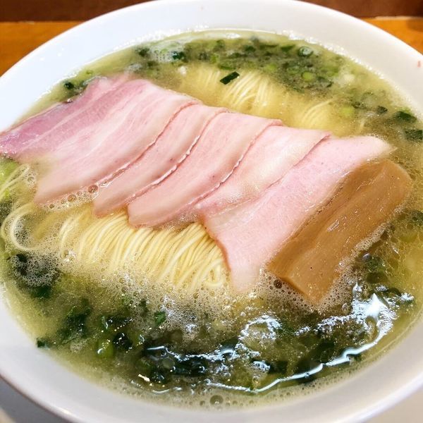 「柴崎亭@つつじヶ丘 限定 葱鶏塩そば 900円」@柴崎亭の写真