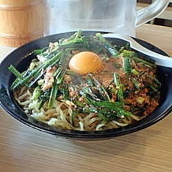 韮玉らーめん(汁なし)850円+大盛100円