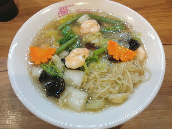 「【木曜限定】蝦仁湯麺 ￥850」@はつがい商店の写真