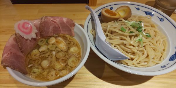 「サバ濃厚鶏つけ麺」@サバ6製麺所 阪急梅田店の写真