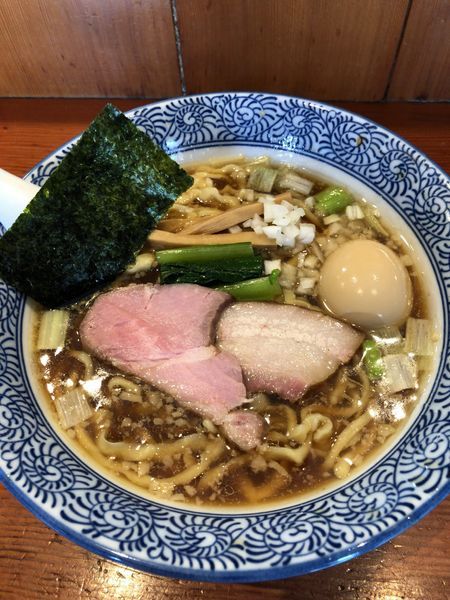 「手揉み味玉中華蕎麦 醤油 ¥870」@麺処 ほん田の写真