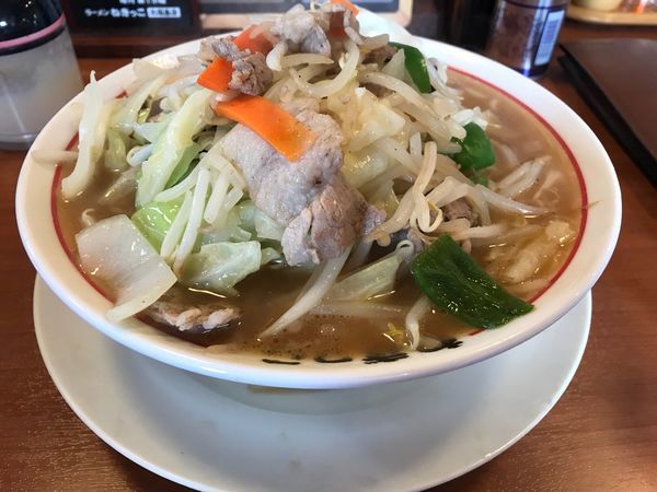 「野菜ラーメン しょうゆ味 750円」@ラーメンねぎっこ 北福島店の写真