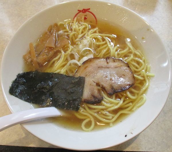 「正油ラーメン　500円※開店記念価格　通常730円」@よかろう分家三代目の写真