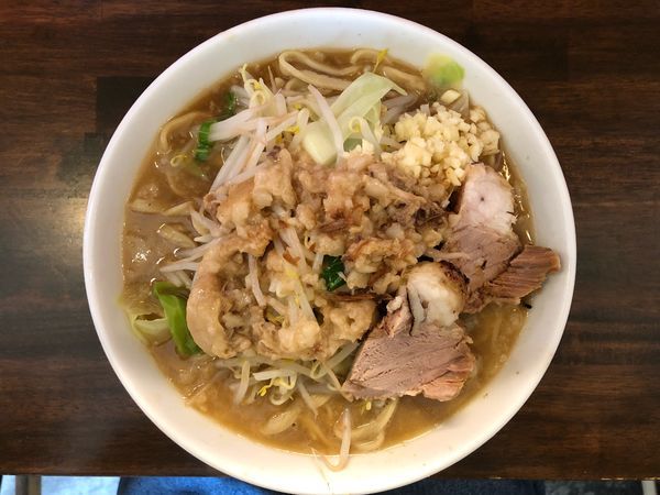 「ラーメン(ニンニクアブラ)」@龍麺 ふえ郎の写真