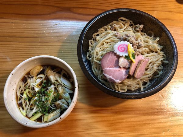「鴨つけそば」@はりけんラーメン 南店の写真