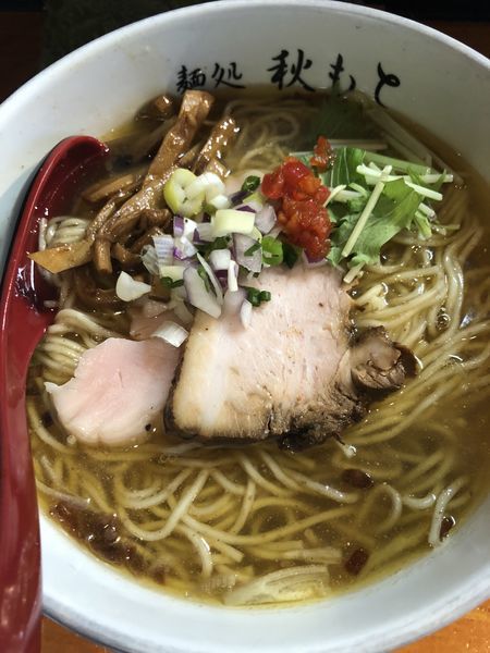 「塩ラーメン 大盛り」@麺処 秋もとの写真