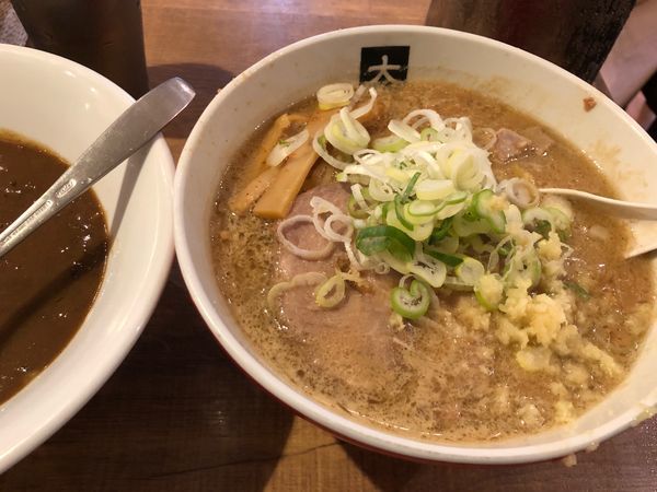 「味噌チャーシュー+ミニカレー」@大島の写真