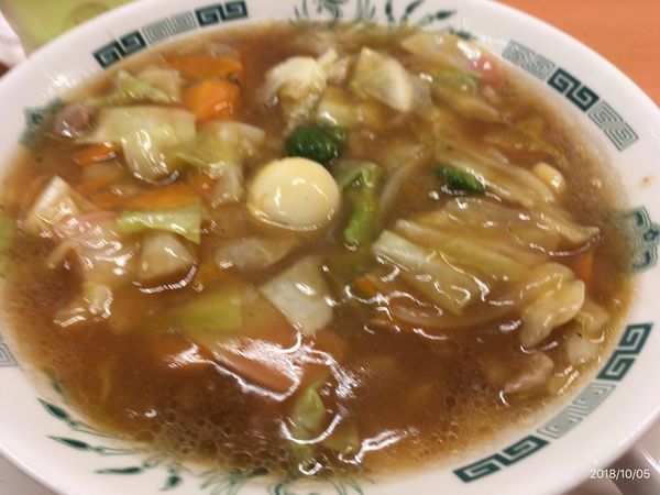 「五目あんかけらーめん」@日高屋 豊田北口店の写真