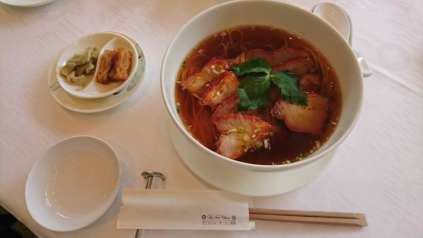 「チャーシュー麺　１７００円（税サ・別）」@大観苑の写真