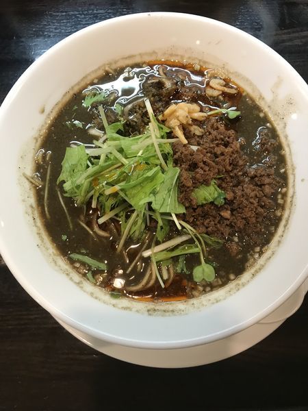 「黒ごま坦々麺」@四川担担麺 阿吽 浅草店の写真