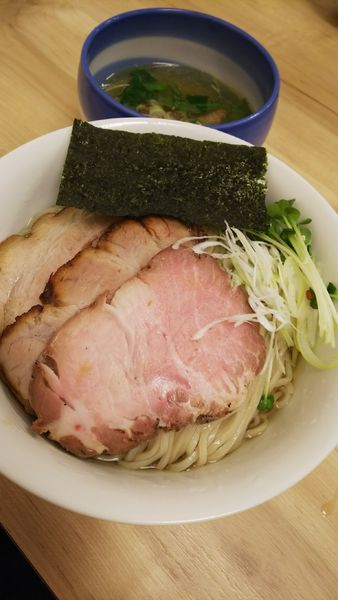 「昆布水つけ麺（塩、大盛り）＋チャーシュー」@麺処 有彩の写真