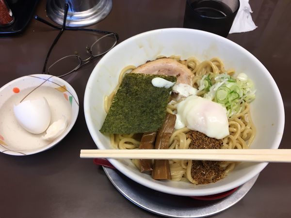 「油そば 中盛 ¥730」@自家製太打麺 勢拉 行徳駅前店の写真