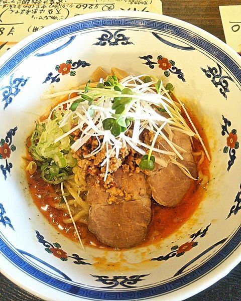 「汁なしタンタンまぜソバ 830円」@麺屋 かりん亭の写真