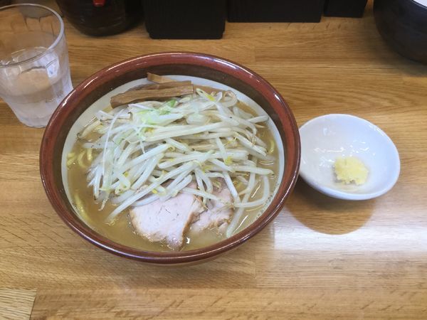 「味噌らーめん(¥800・もやし大盛＋ニンニク)」@味噌っ子 ふっくの写真