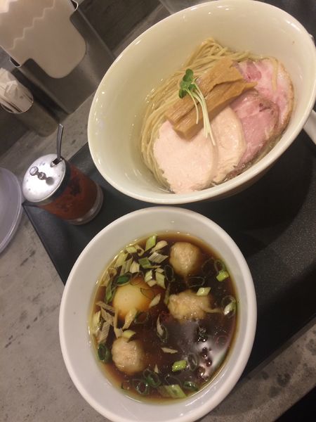 「特製鷄つけそば」@らぁ麺 やまぐちの写真