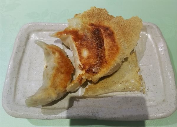 「餃子(3個)　480円」@新世界菜館の写真