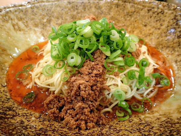 「汁なし担担麺・新味」@汁なし担担麺 くにまつ 神保町店の写真