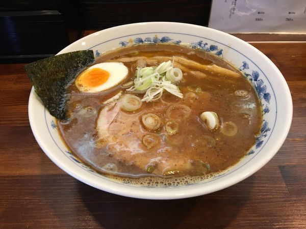 「中華そば 麺半分」@名前のない中華そば屋の写真
