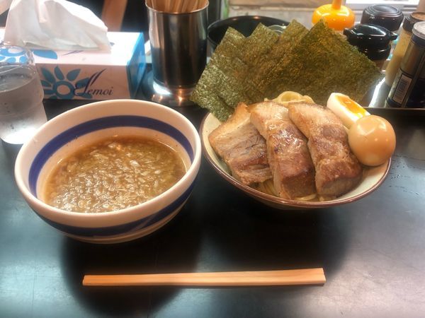 「特製つけ麺」@山勝角ふじ 南流山店の写真