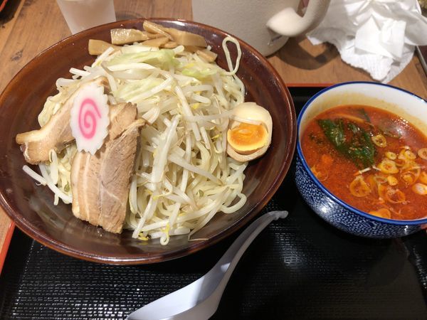 「旨辛つけめん（メガ盛り）」@ちゃーしゅうや武蔵 桶川店の写真