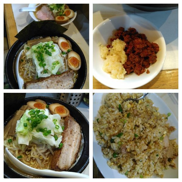 「【限定】濃厚醤油ラーメン大盛り＋チャーハン」@麺屋 扇 SENの写真