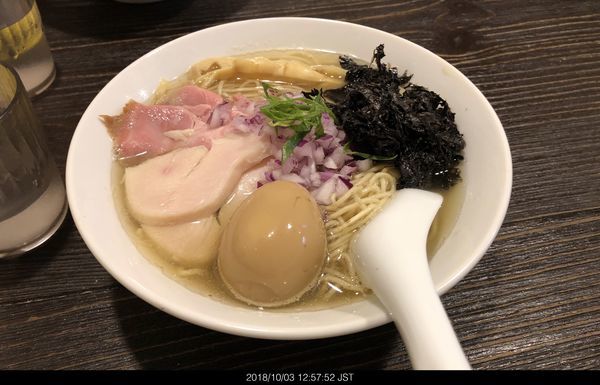 「特製煮干しそば」@中華そば 向日葵の写真