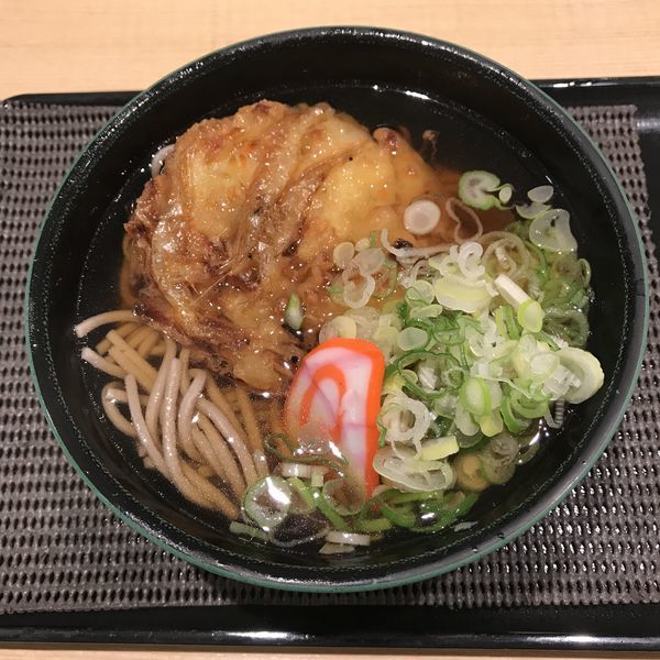 「白えびかきあげ(¥570)」@金沢 駅そば 加賀 白山そばの写真