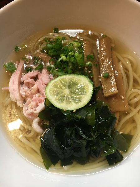 「冷やしイリコそば¥800」@中華そば いぶきの写真