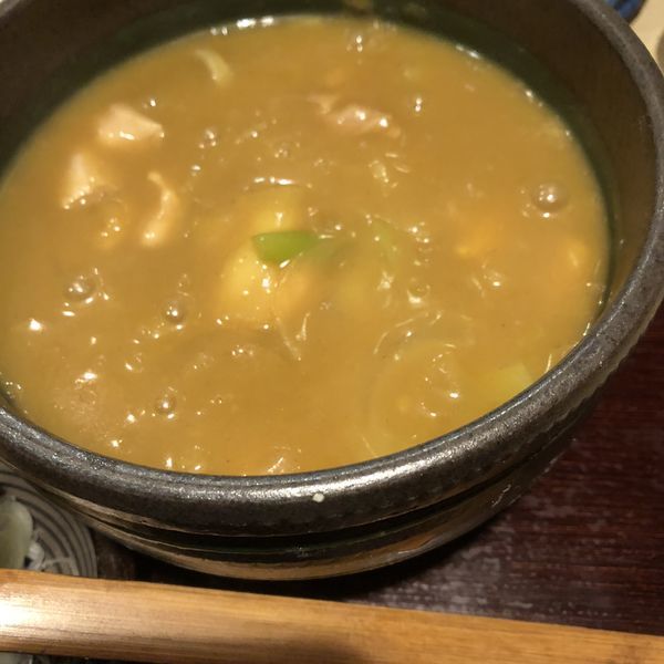 「カレー南蛮」@そば処 小松庵の写真