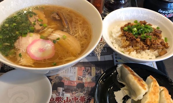 「【限定】井出商店中華そば（￥780）」@らあめん花月嵐 浅草橋店の写真