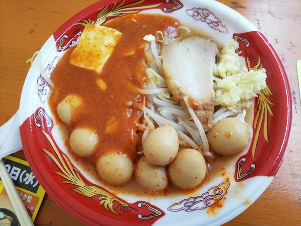 「【蒙麺火の豚】フュージョン　850円」@大つけ麺博  10周年特別企画 ラーメン日本一決定戦！！の写真