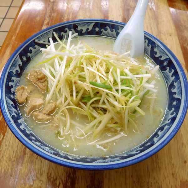 「ねぎらーめん（塩 650円）」@九州ラーメン 桜島 京王店の写真